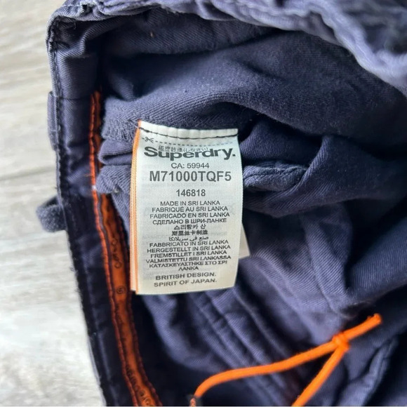 Superdry CRG Navy Cargo Shorts - Picture 10 of 15